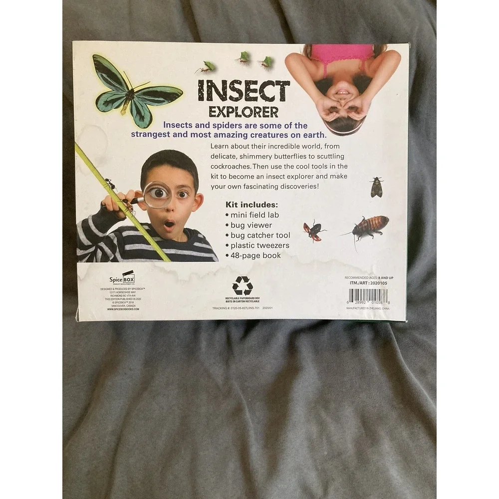 STEM Spice Box Insect Explorer Kit Bug Catcher Mini Field Lab & Book - Picture 2 of 2
